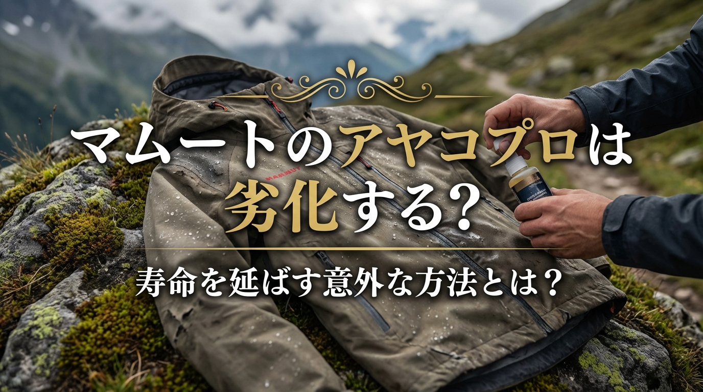 マムートのアヤコプロは劣化する？寿命を延ばす意外な方法とは？
