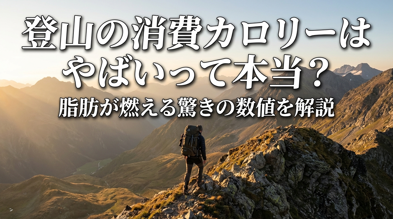 登山の消費カロリーはやばいって本当？脂肪が燃える驚きの数値を解説