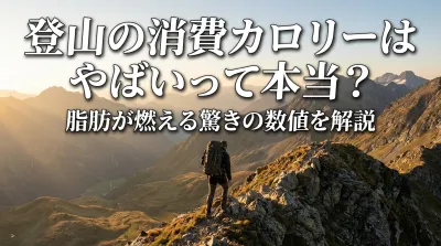 登山の消費カロリーはやばいって本当？脂肪燃焼を最大化する消費カロリーの正体