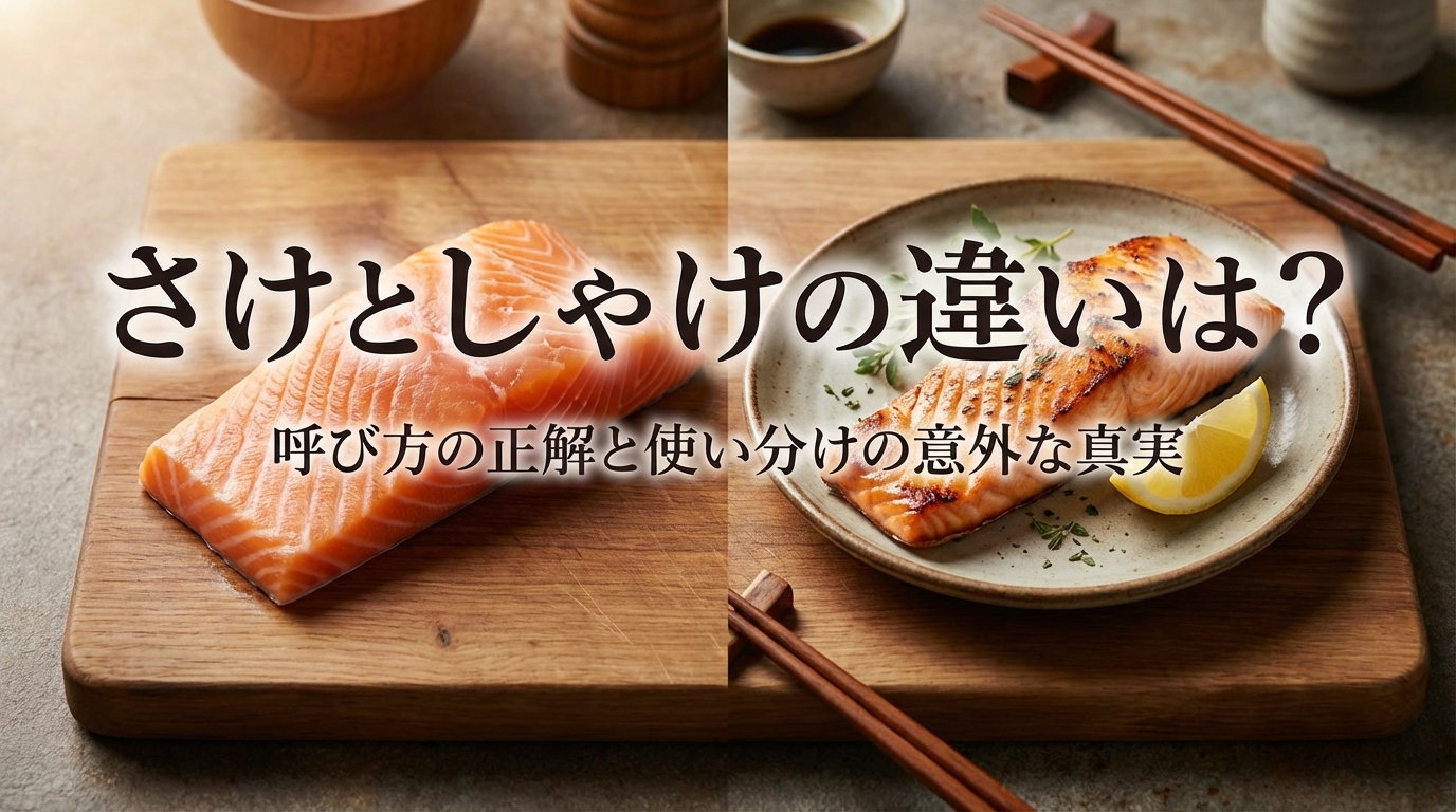 さけとしゃけの違いは？呼び方の正解と使い分けの意外な真実