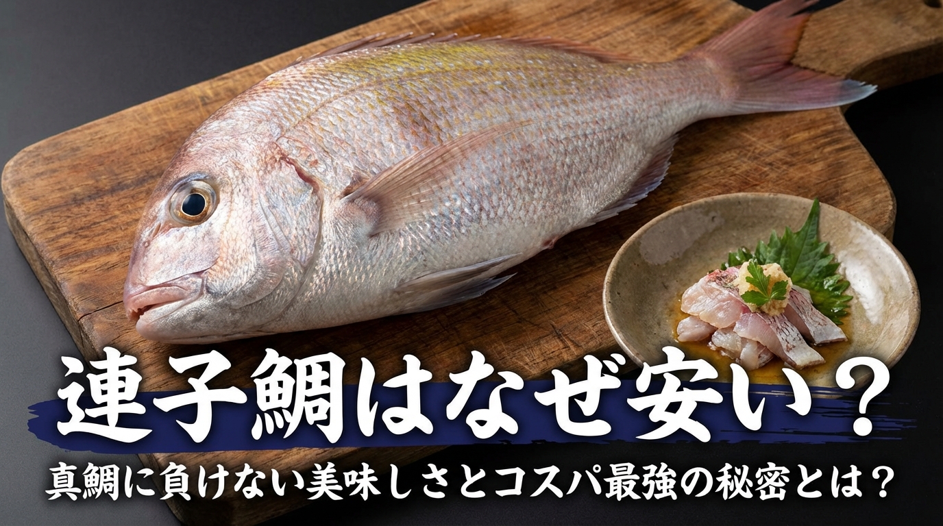 連子鯛はなぜ安い?真鯛に負けない美味しさとコスパ最強の秘密とは?