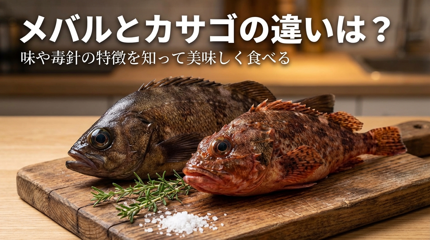 メバルとカサゴの違いは?味や毒針の特徴を知って美味しく食べる