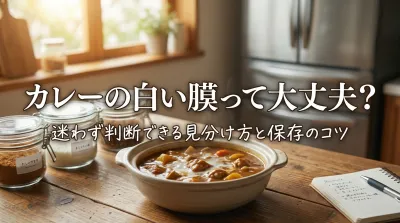 カレーの白い膜ってカビそれとも油？迷わず判断できる見分け方と保存のコツ