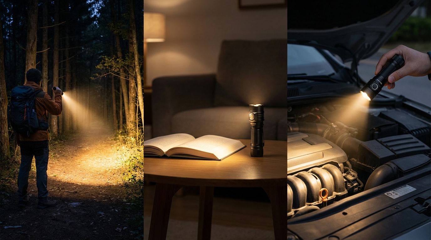 【シーン別】200ルーメンの明るさ目安を具体的に見ていきましょう