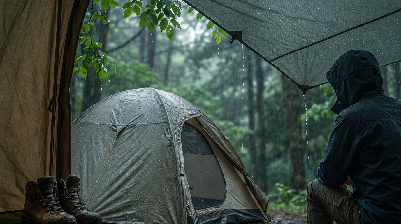 なぜその判断になるの?雨キャンプのリスクと基準を詳しく解説
